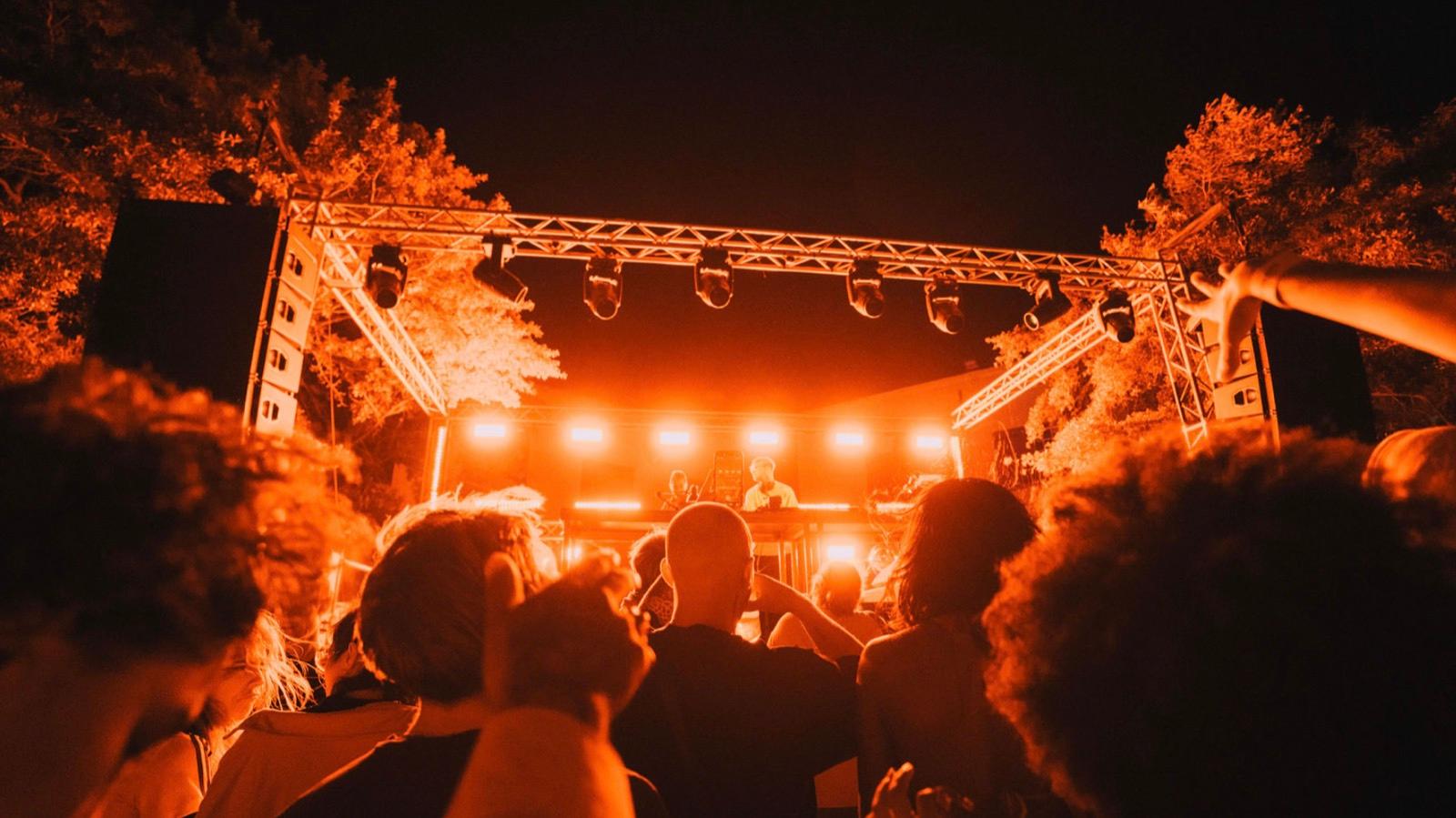 A packed dancefloor at a Sound Guide event