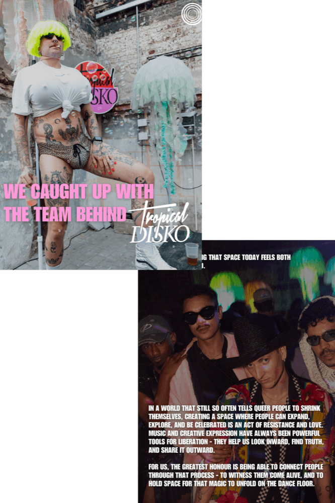 Content & Editorial, example of the work