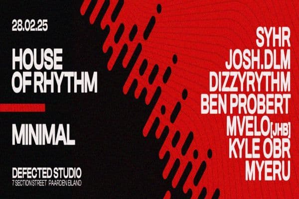 Picture of MINIMAL x House of Rhythm // Warehouse Party cover image