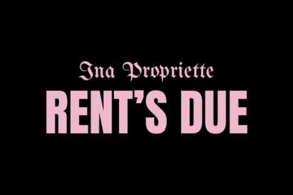 Picture of RENT'S DUE cover image