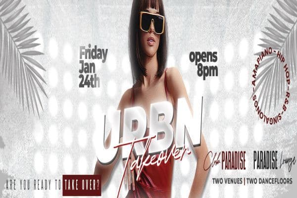 Picture of URBN Takeover at Club Paradise & Paradise Lounge cover image