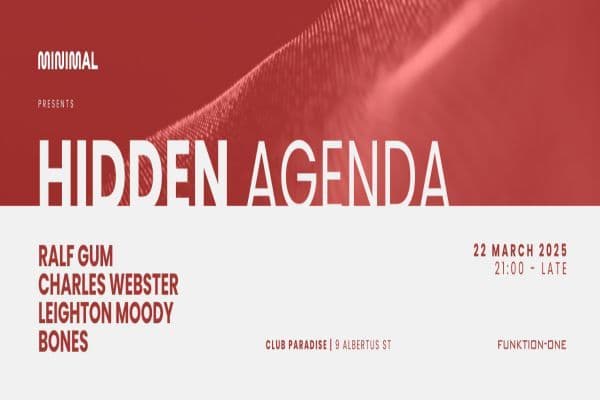 Picture of Hidden Agenda by Minimal cover image